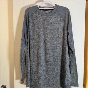 Nike Running Gray Dri-Fit Long Sleeve Shirt